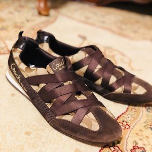 Rare Coach Brown Sneakers